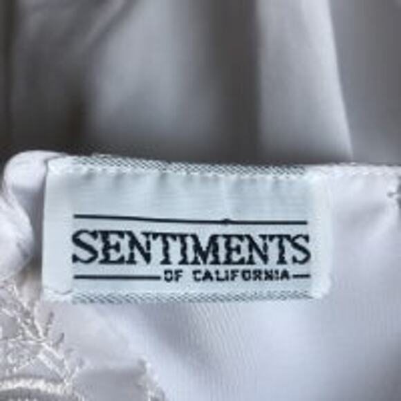 Vintage sentiments of California White Lace Collar Blouse size medium - Picture 12 of 12